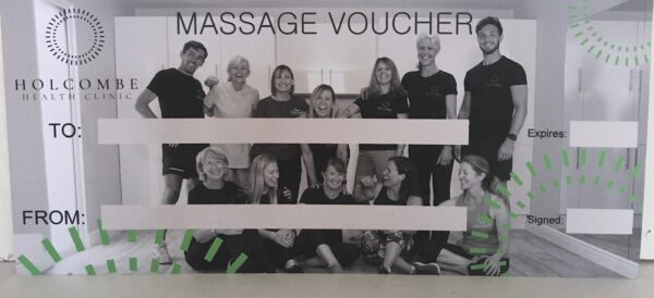 Massage voucher - 1/2 hour